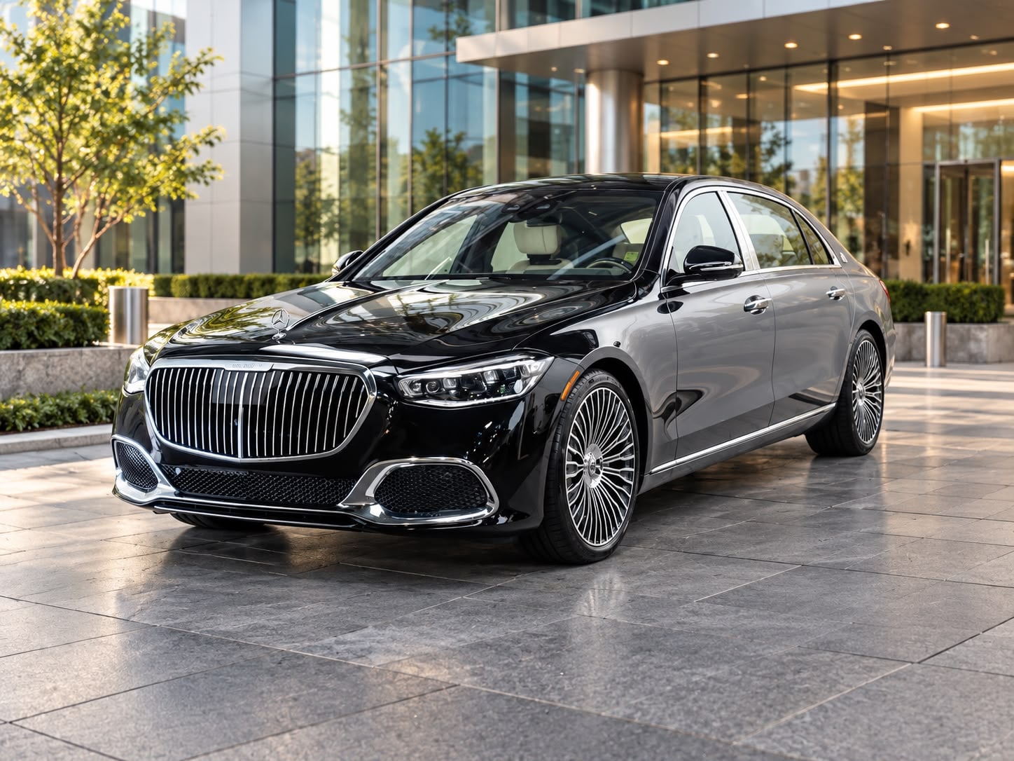 The Pendragon Mercedes-Maybach sedan — Excalibur black car service in Nichols Hills, Oklahoma